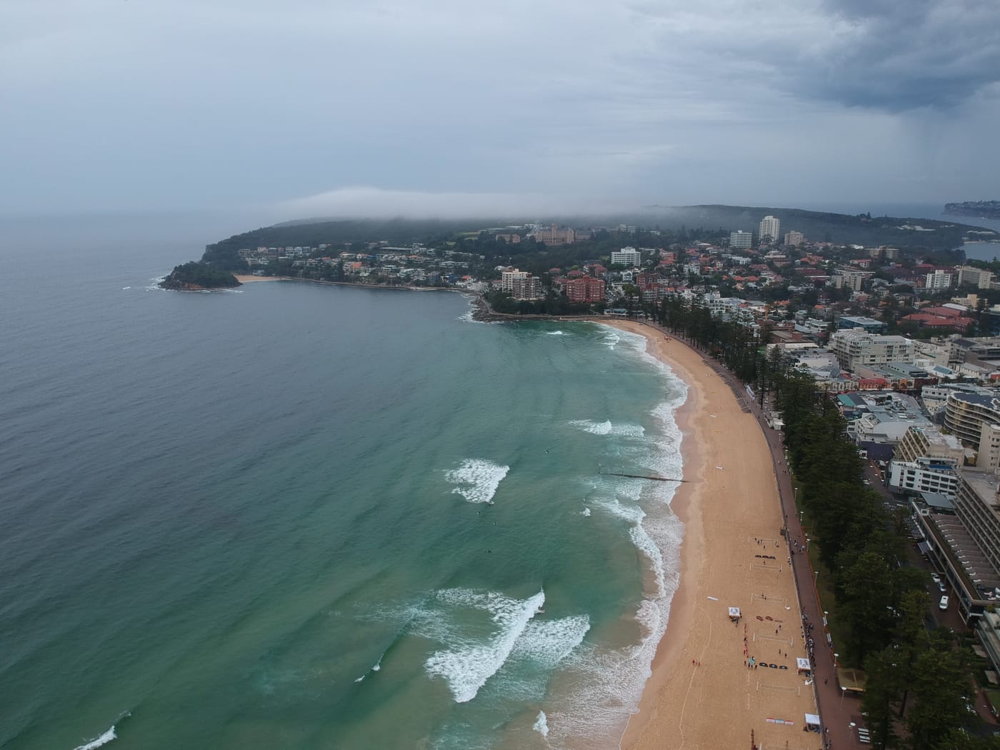 Manly Beach from above